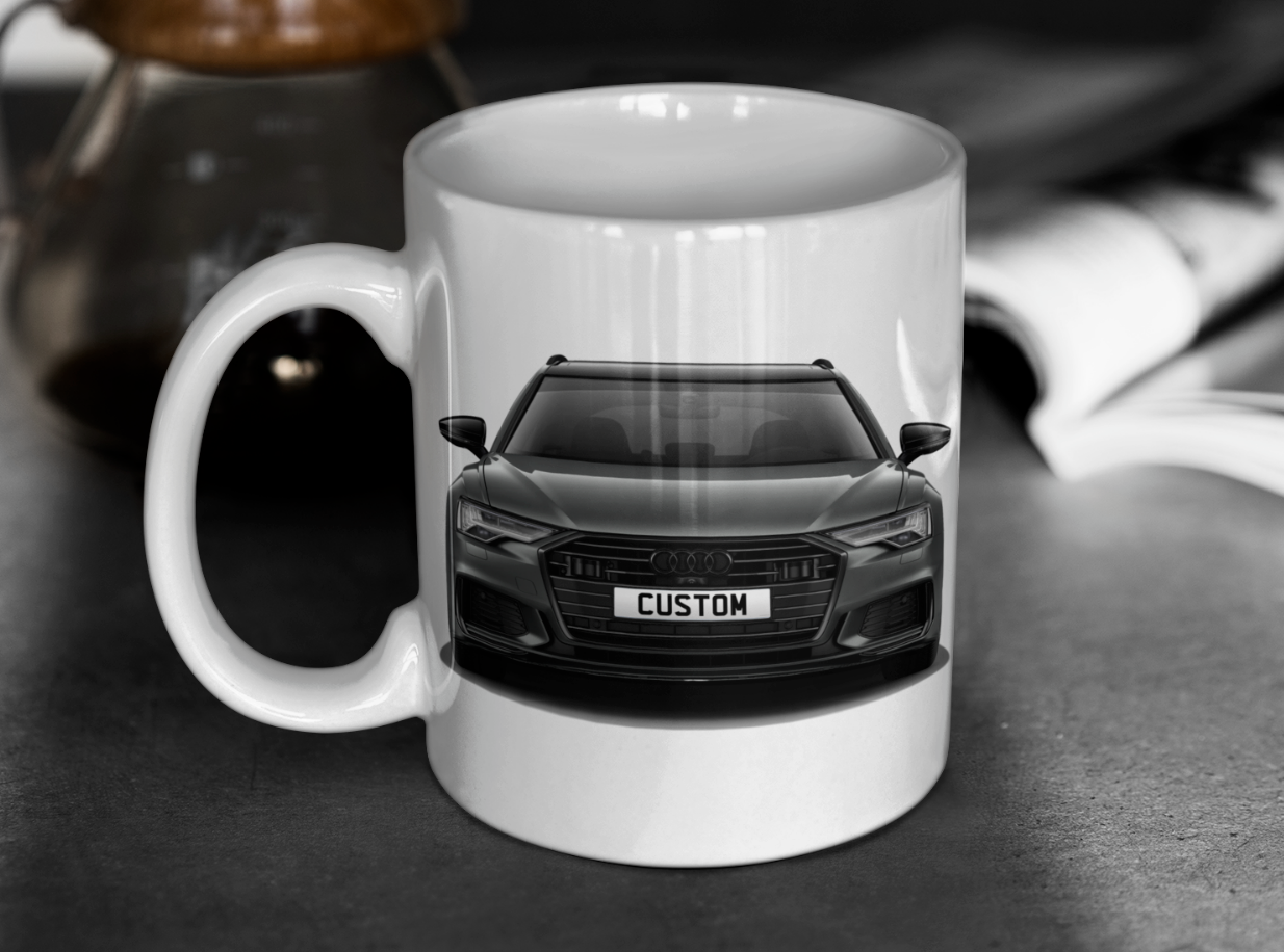 Personalised Audi A6 Avant Vorsprung 40 TFSI Mug