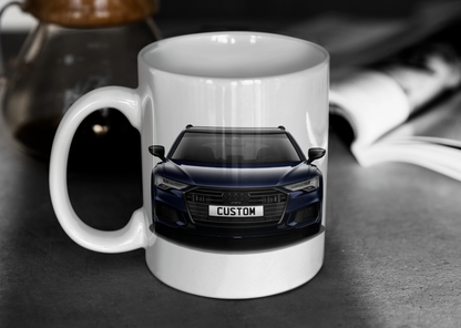 Personalised Audi A6 Avant Vorsprung 40 TFSI Mug