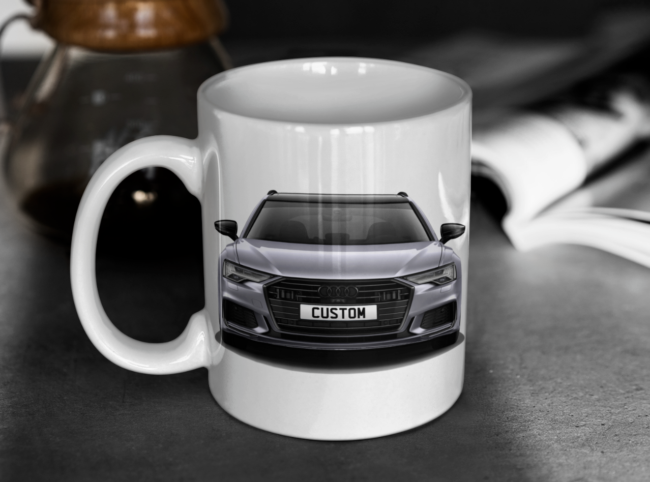 Personalised Audi A6 Avant Vorsprung 40 TFSI Mug