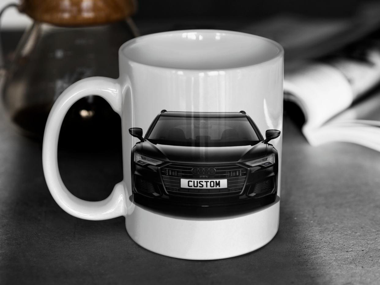 Personalised Audi A6 Avant Vorsprung 40 TFSI Mug