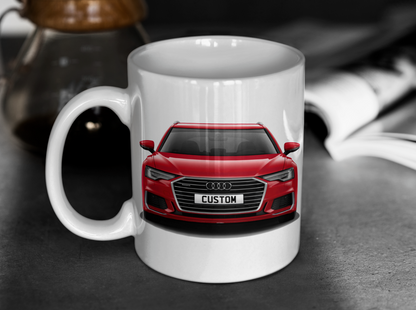 Personalised Audi A6 Avant S Line 50 TFSI e Mug