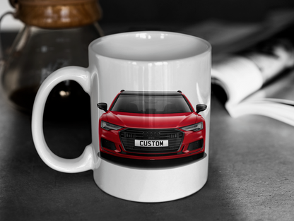 Personalised Audi A6 Avant Vorsprung 40 TFSI Mug