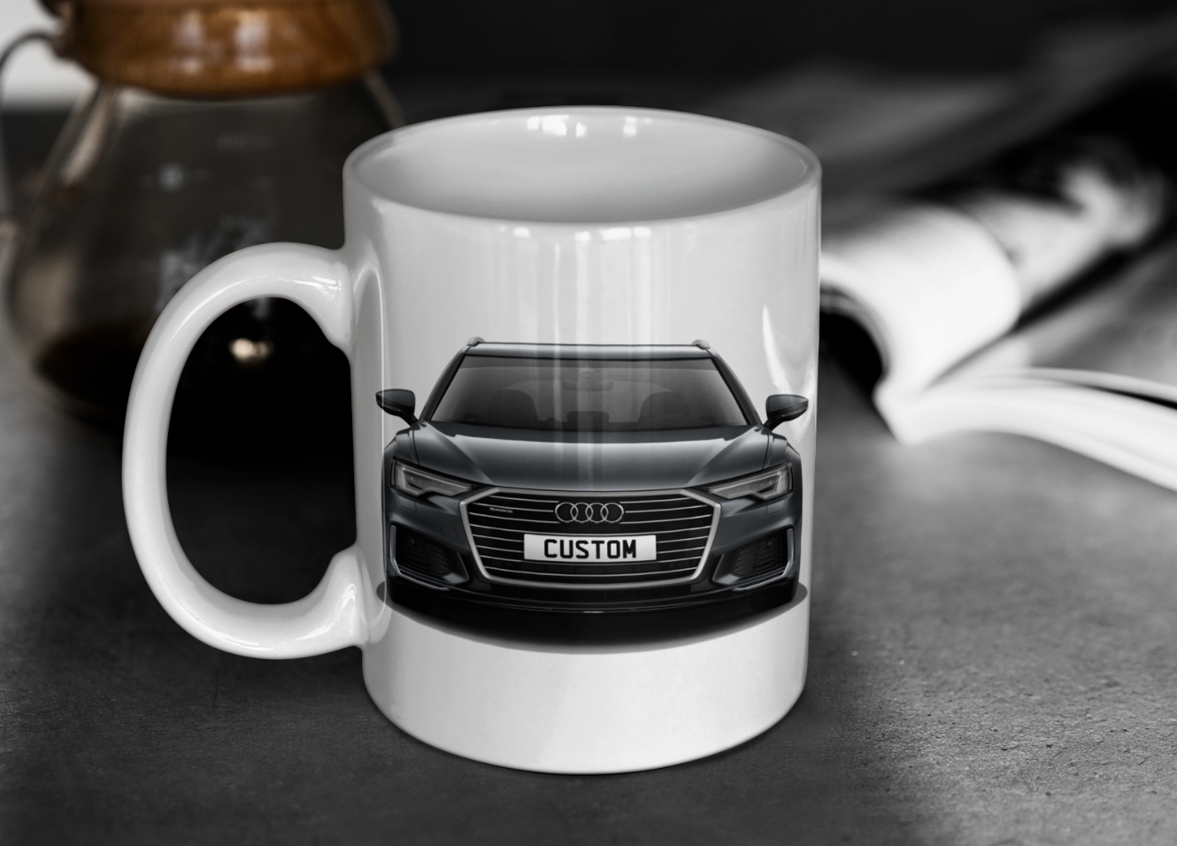 Personalised Audi A6 Avant S Line 50 TFSI e Mug