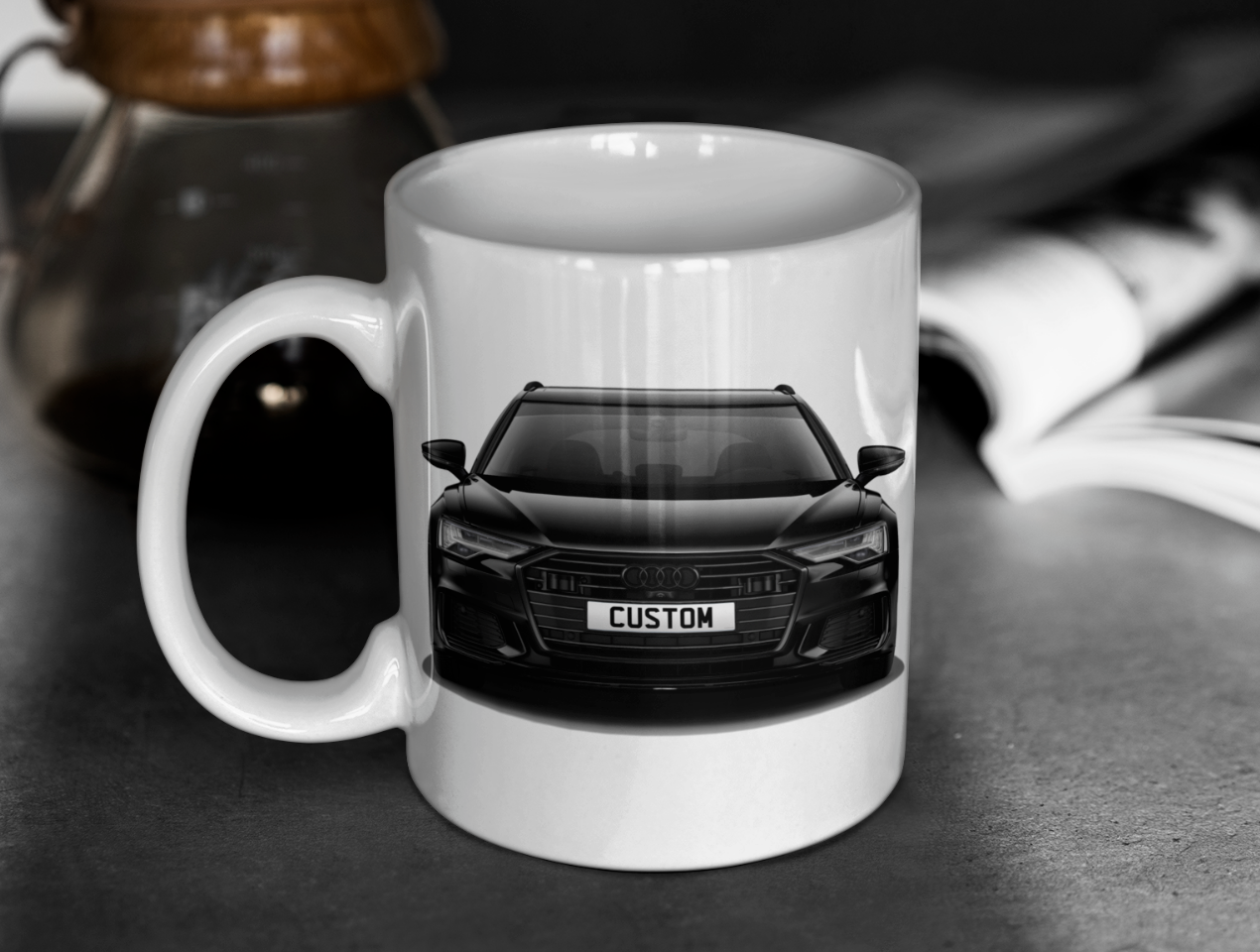 Personalised Audi A6 Avant Vorsprung 40 TFSI Mug