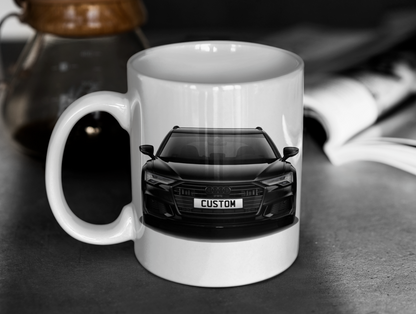 Personalised Audi A6 Avant Vorsprung 40 TFSI Mug