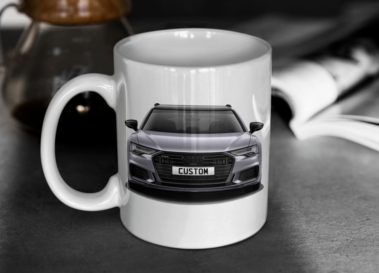 Personalised Audi A6 Avant Vorsprung 50 TFSI e Mug