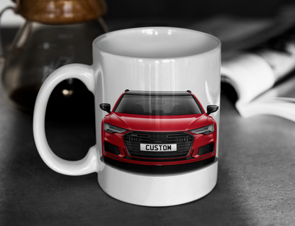 Personalised Audi A6 Avant Vorsprung 50 TFSI e Mug