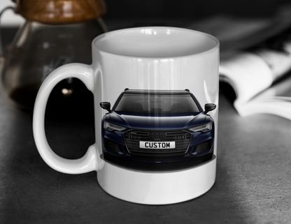 Personalised Audi A6 Avant Vorsprung 45 TFSI Mug