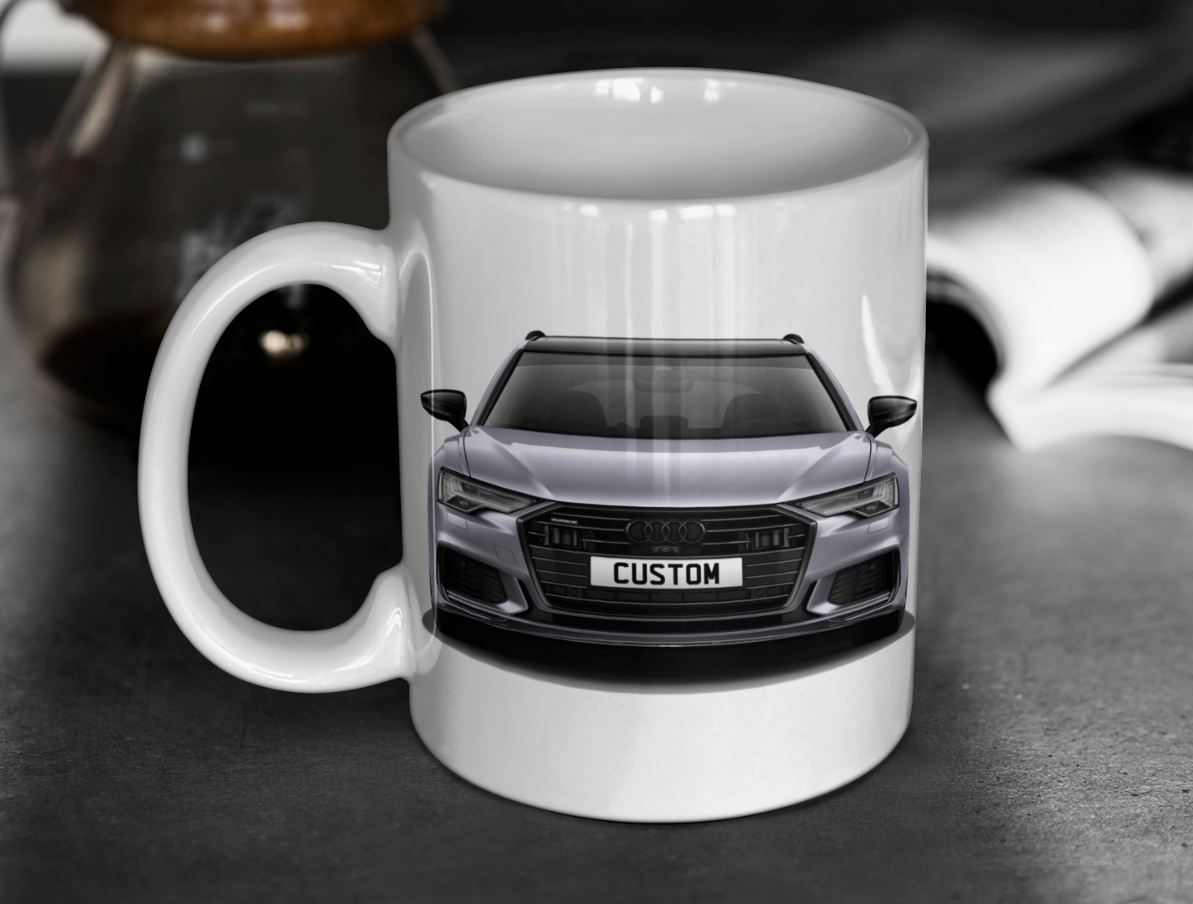 Personalised Audi A6 Avant Vorsprung 40 TDI Mug