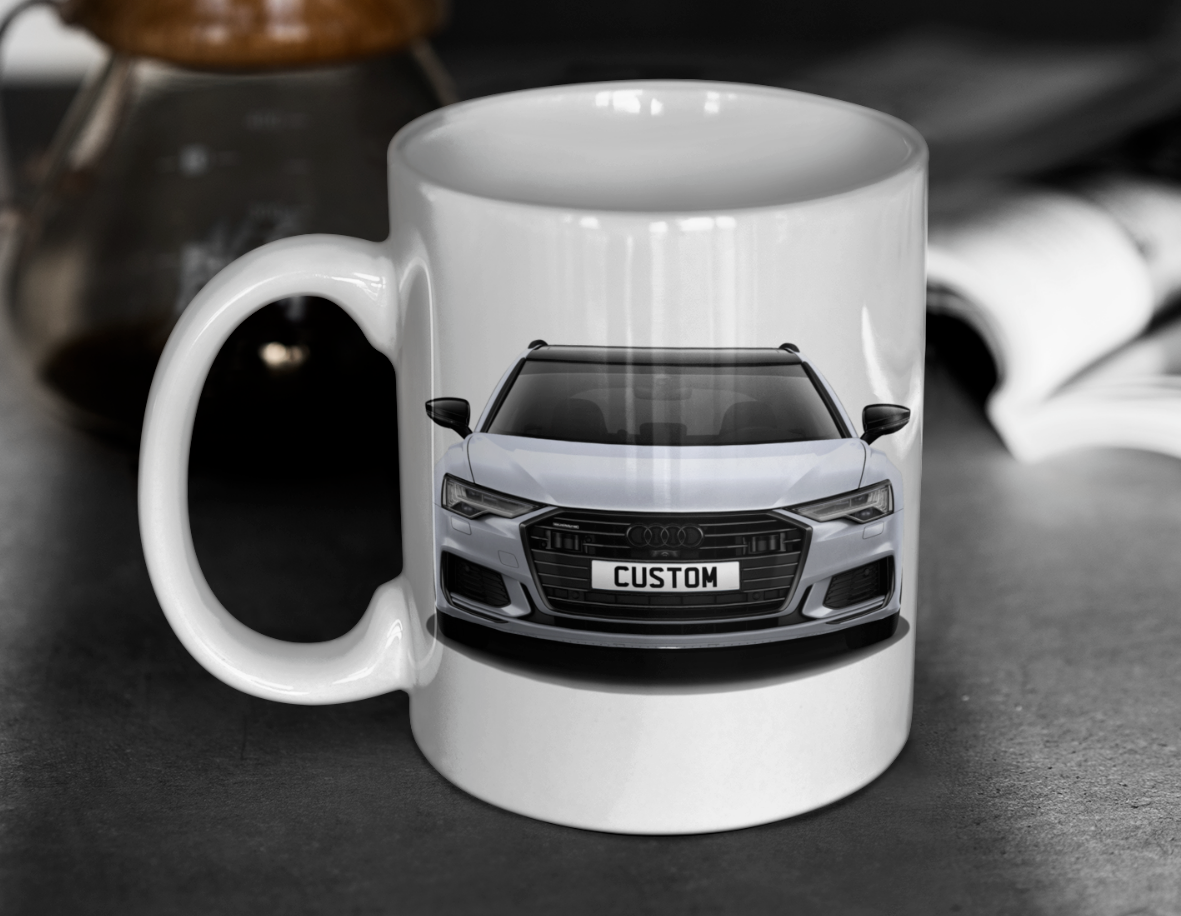 Personalised Audi A6 Avant Vorsprung 40 TDI Mug