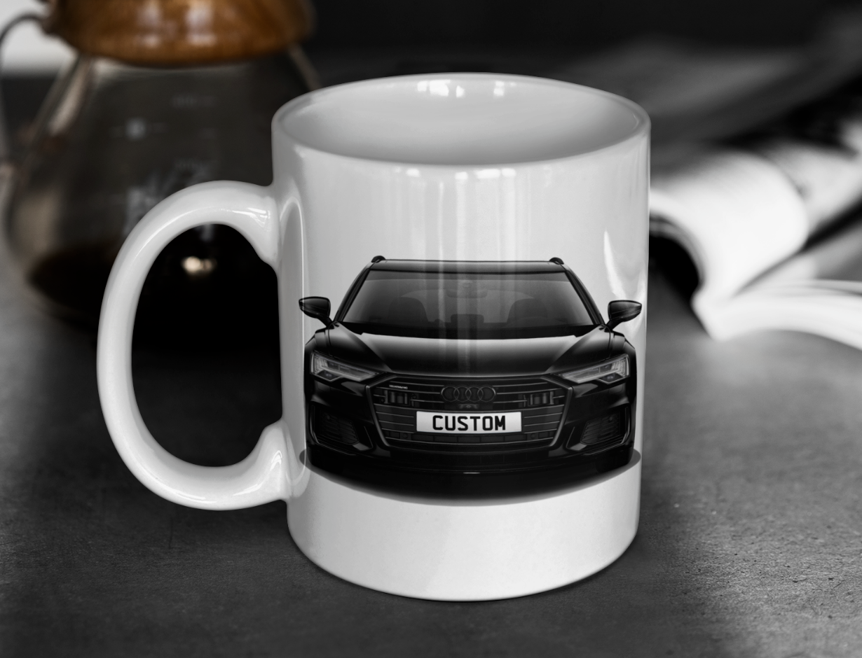 Personalised Audi A6 Avant Vorsprung 40 TDI Mug