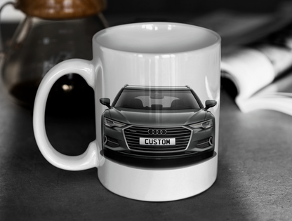 Personalised Audi A6 Avant Sport 40 TDI Mug