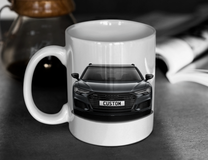 Personalised Audi A6 Avant Vorsprung 45 TFSI Mug