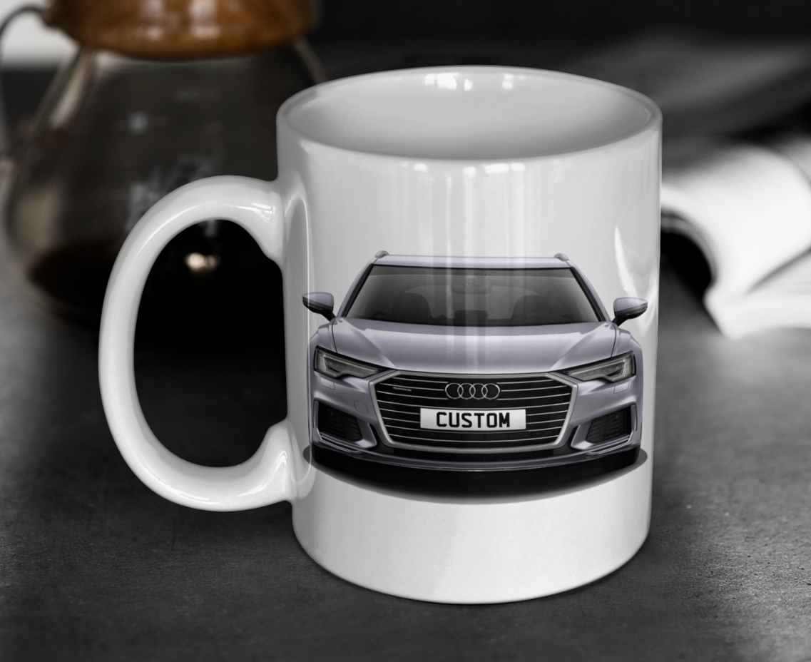 Personalised Audi A6 Avant S Line 40 TDI Mug