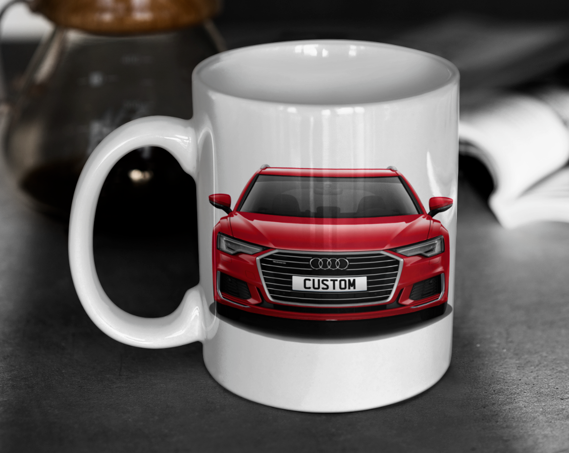 Personalised Audi A6 Avant S Line 40 TDI Mug