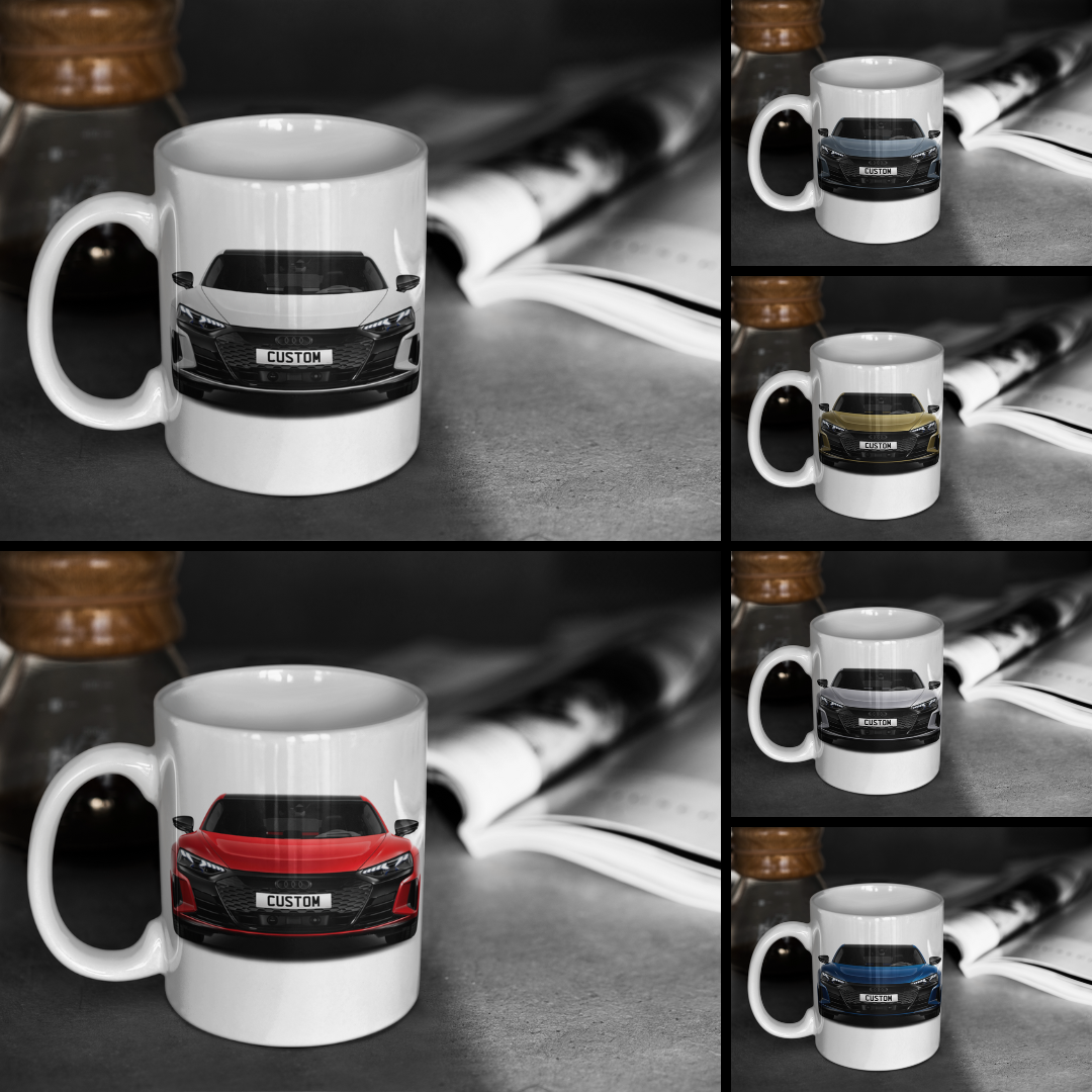 Personalised Audi RS e-tron GT Carbon Vorsprung Mug