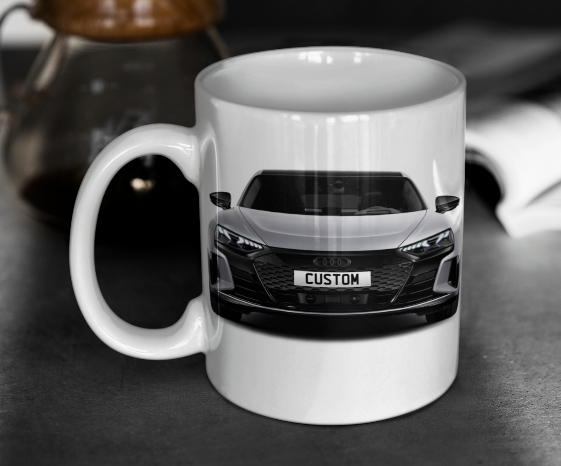 Personalised Audi RS e-tron GT Carbon Vorsprung Mug