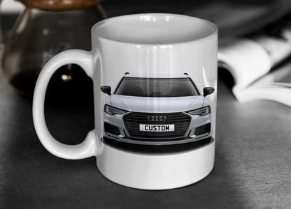 Personalised Audi A6 Avant Black Edition 40 TFSI Mug