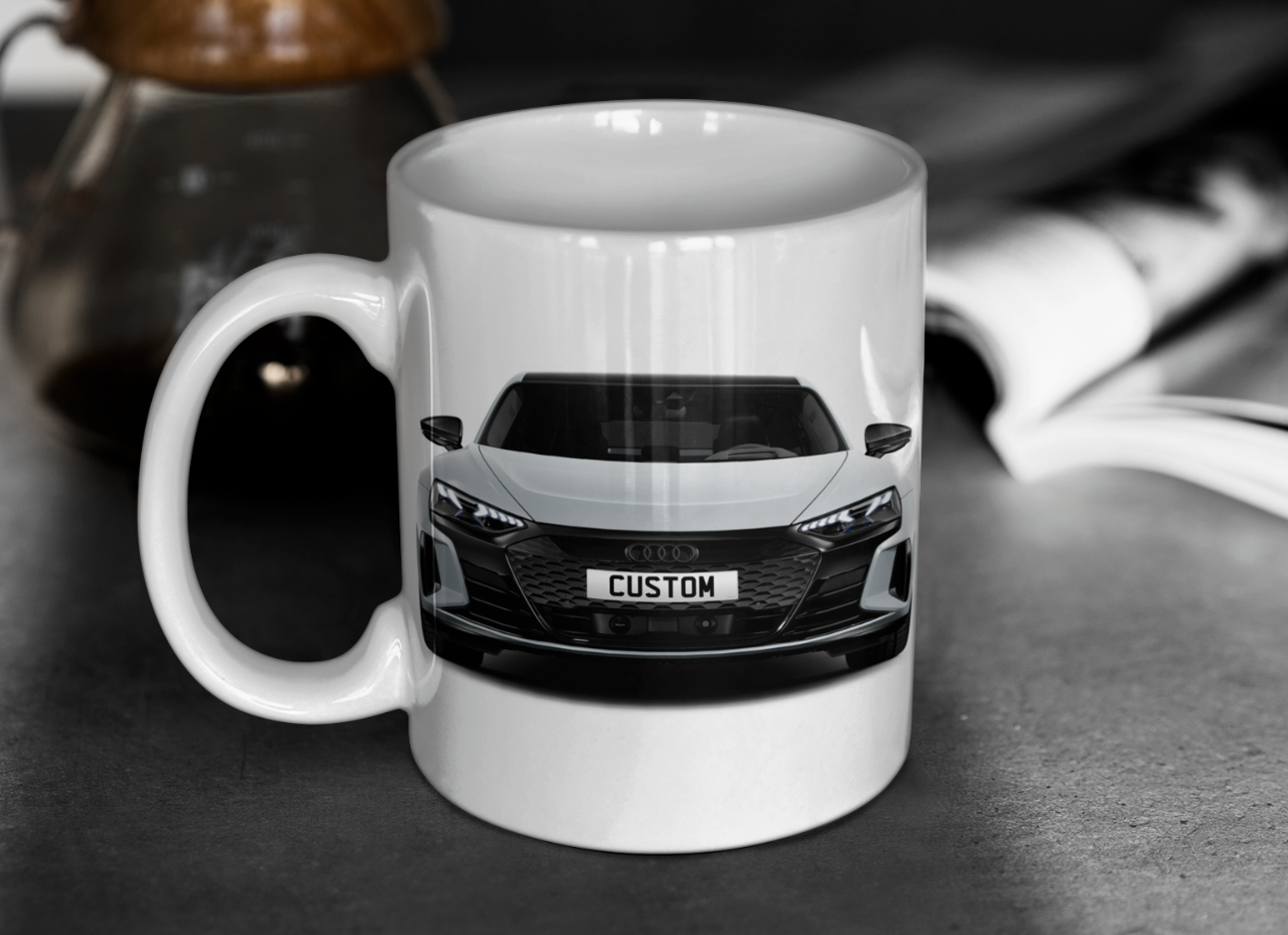 Personalised Audi RS e-tron GT Carbon Vorsprung Mug