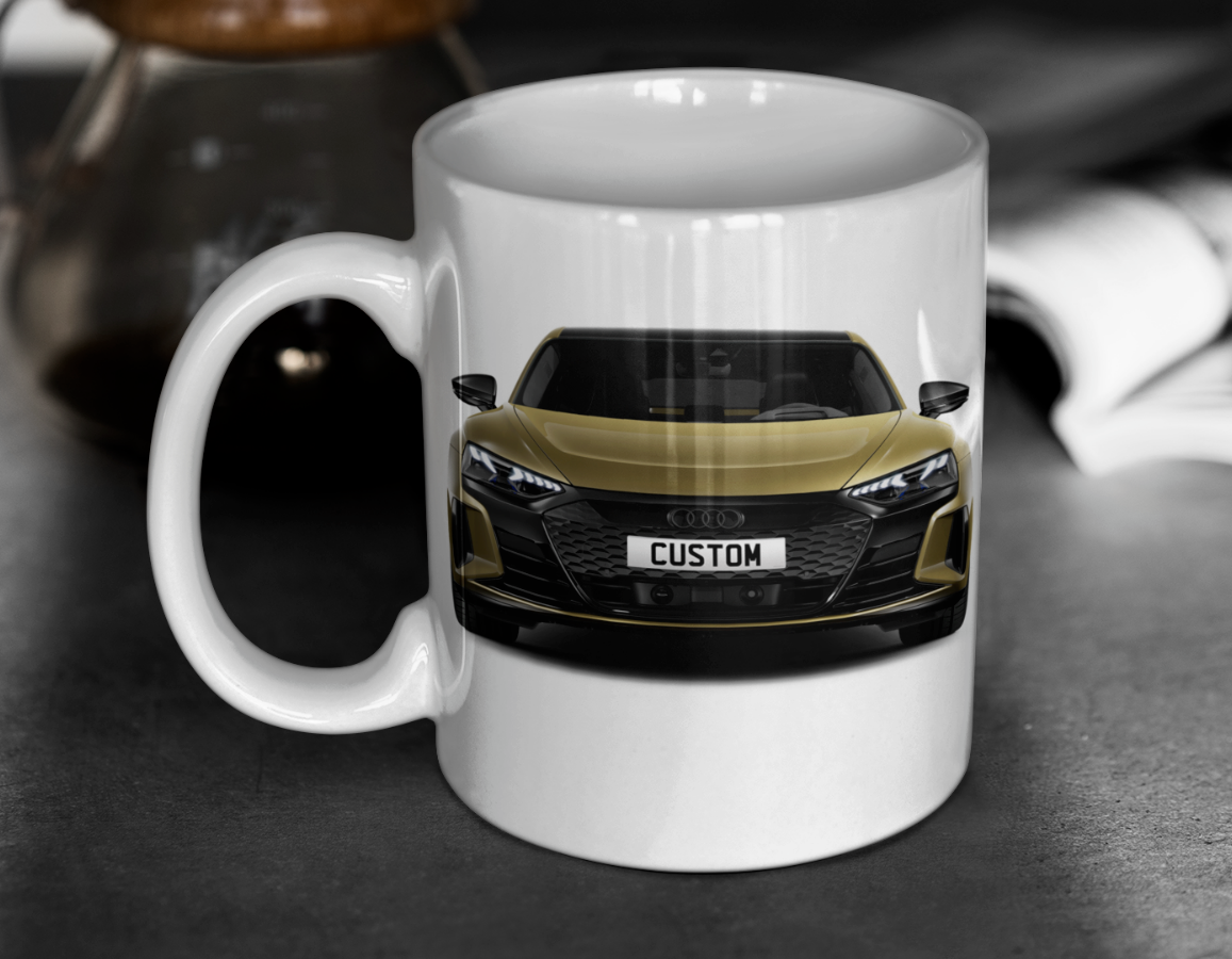 Personalised Audi RS e-tron GT Carbon Vorsprung Mug