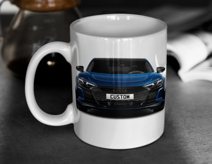 Personalised Audi RS e-tron GT Carbon Black Mug