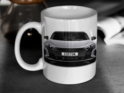 Personalised Audi RS e-tron GT Carbon Black Mug