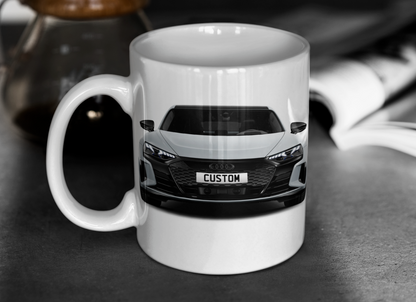 Personalised Audi RS e-tron GT Carbon Black Mug