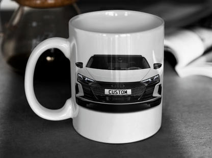 Personalised Audi RS e-tron GT Carbon Black Mug