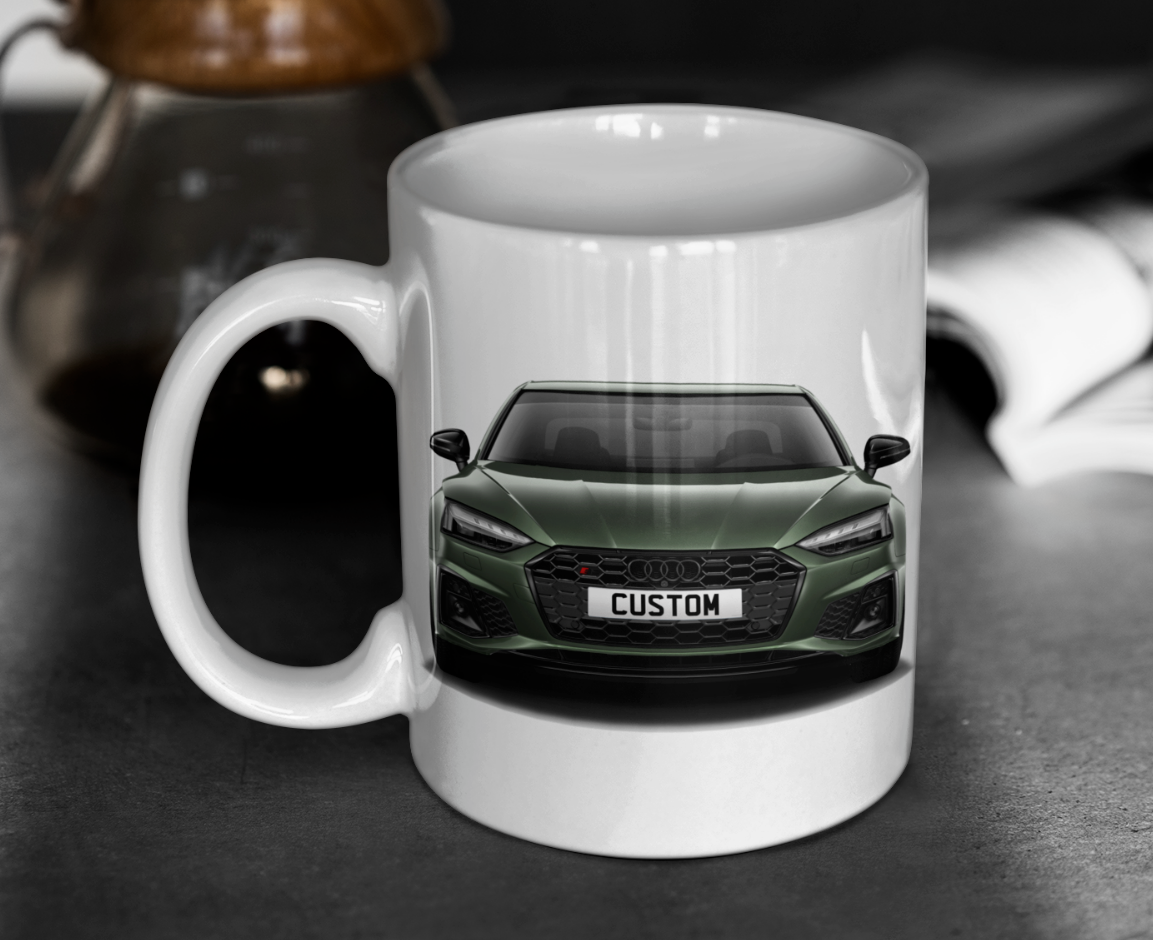 Personalised Audi S5 Coupe Black Edition Mug