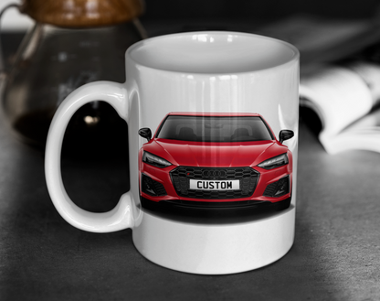 Personalised Audi S5 Coupe Black Edition Mug