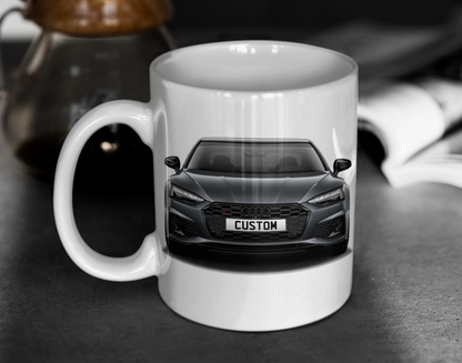 Personalised Audi S5 Coupe Black Edition Mug