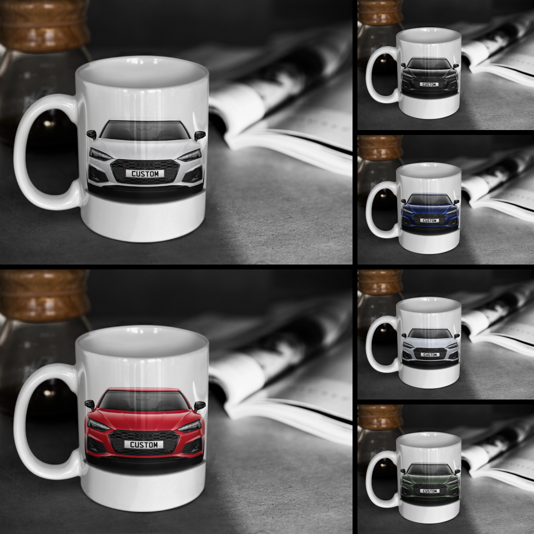 Personalised Audi S5 Sportback Black Edition Mug