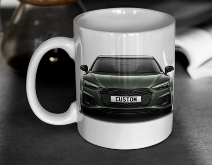 Personalised Audi S5 Sportback Black Edition Mug