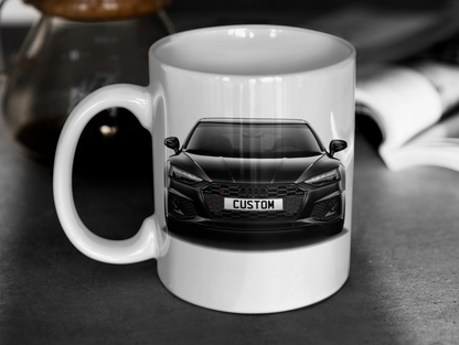 Personalised Audi S5 Sportback Black Edition Mug