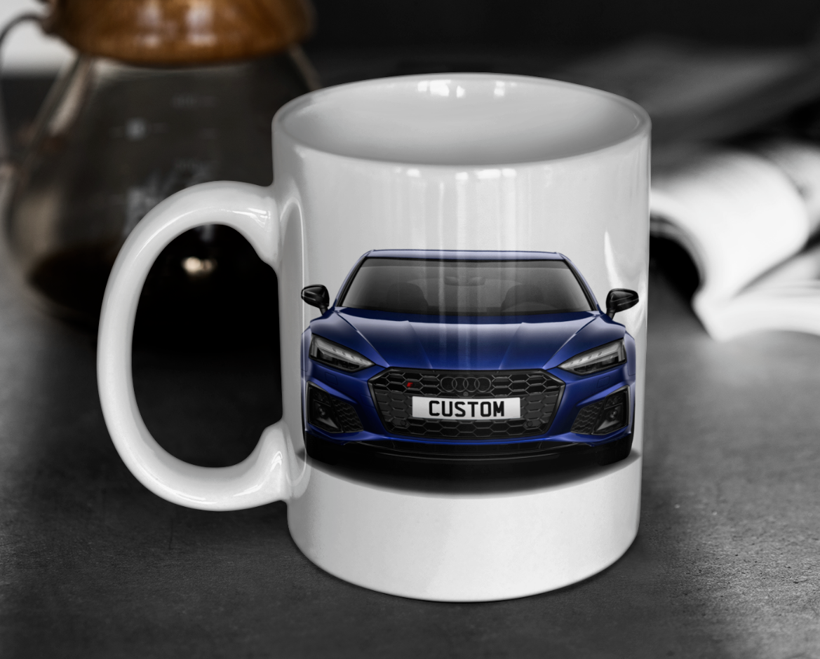 Personalised Audi S5 Sportback Black Edition Mug