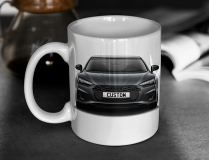 Personalised Audi S5 Sportback Black Edition Mug