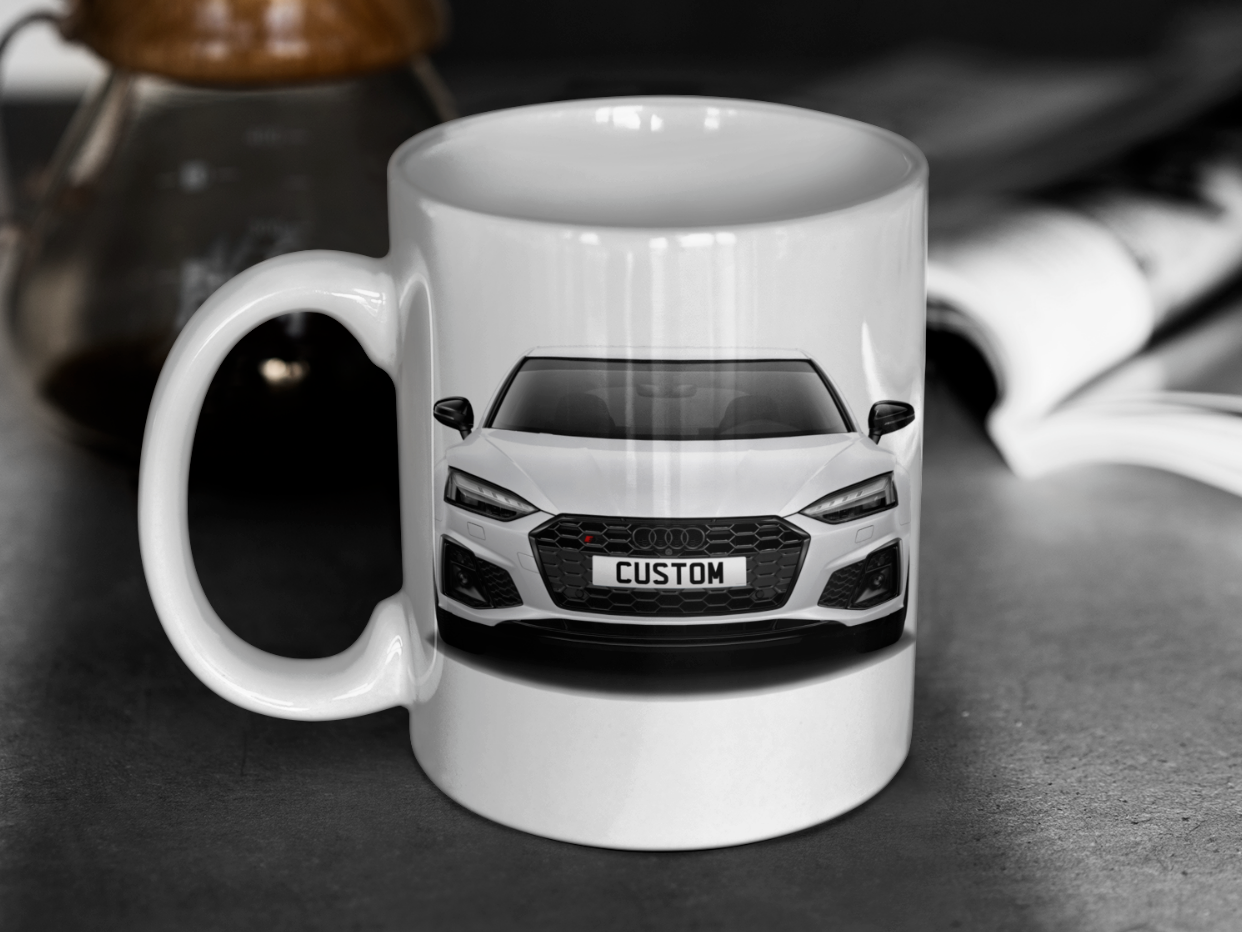 Personalised Audi S5 Sportback Black Edition Mug