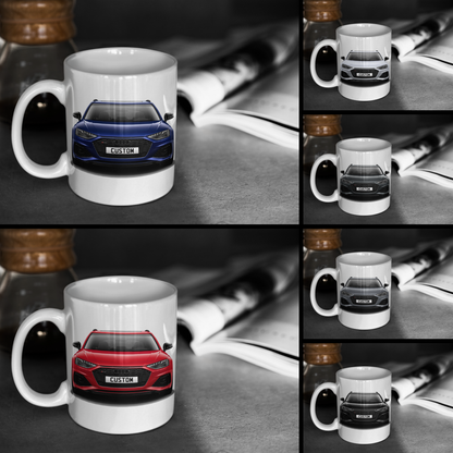 Personalised Audi RS4 Avant Vorsprung Mug