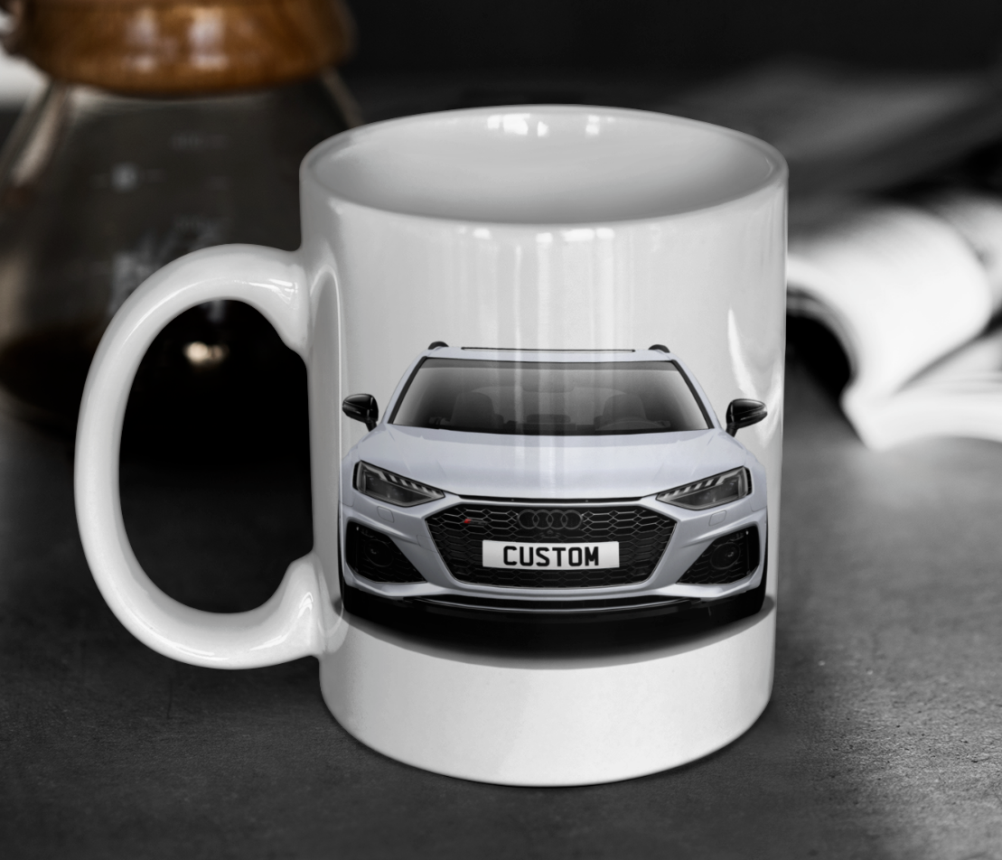 Personalised Audi RS4 Avant Vorsprung Mug