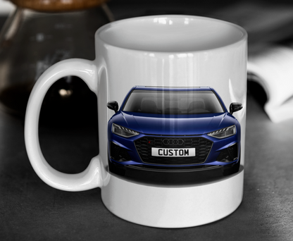 Personalised Audi S4 Saloon Vorsprung Mug