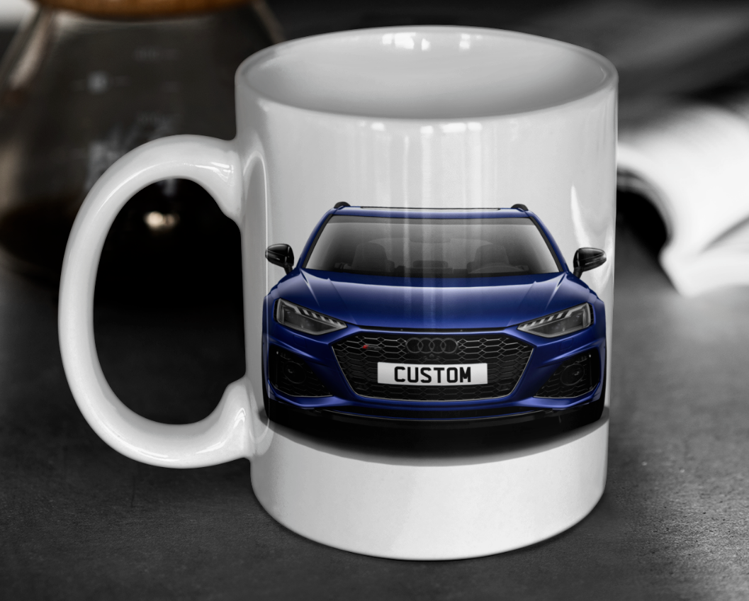 Personalised Audi RS4 Avant Vorsprung Mug