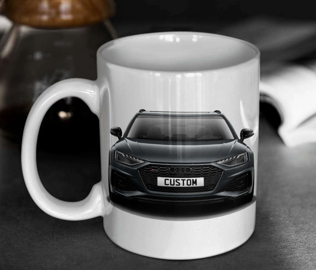 Personalised Audi RS4 Avant Vorsprung Mug