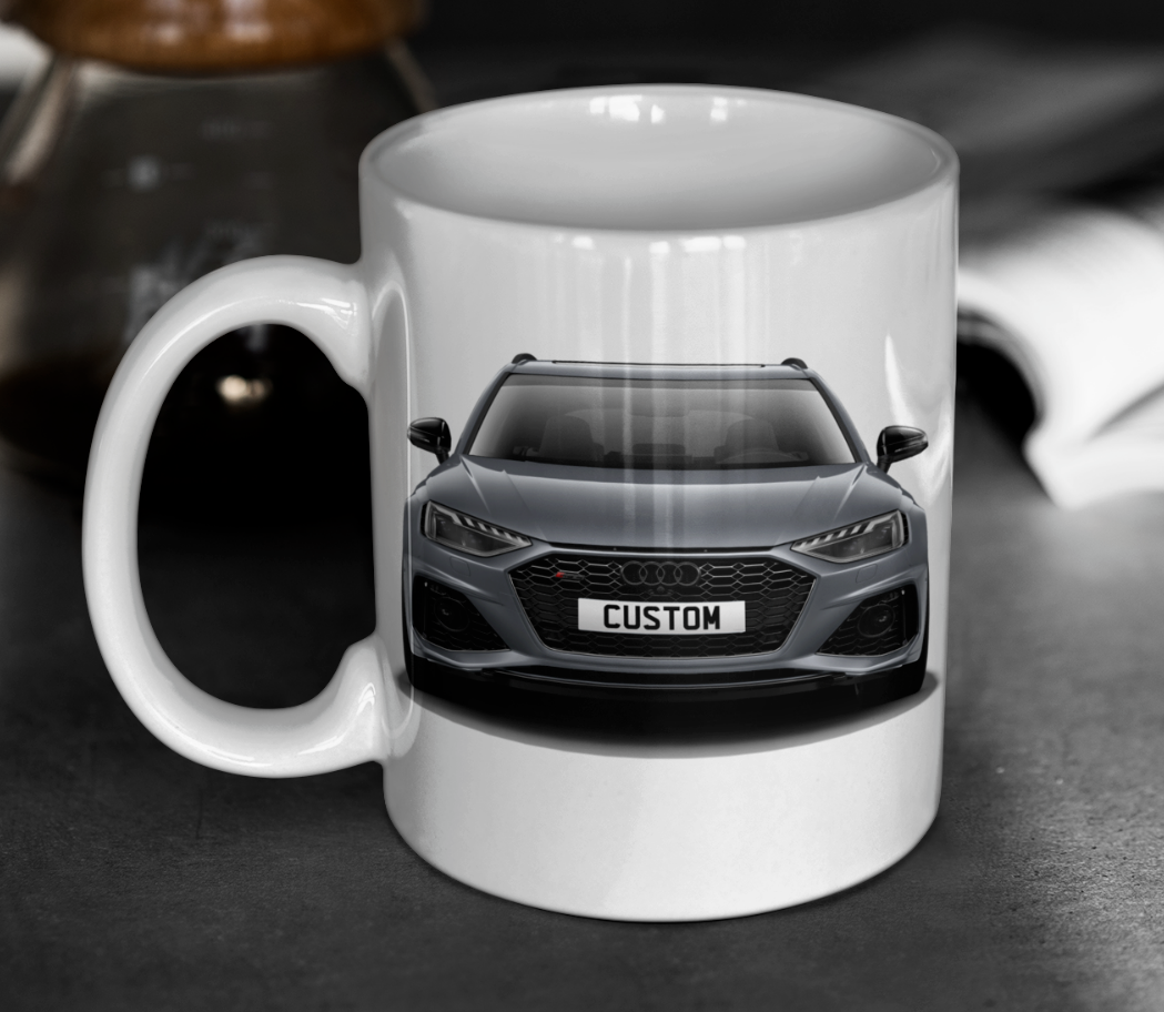 Personalised Audi RS4 Avant Vorsprung Mug