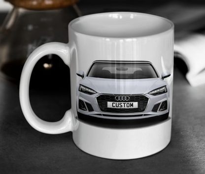 Personalised Audi A5 Cabriolet S Line Coffee Mug