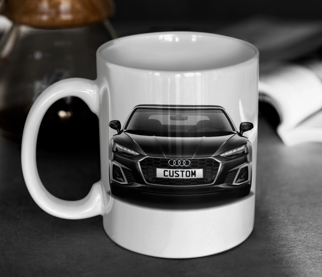 Personalised Audi A5 Cabriolet S Line Coffee Mug