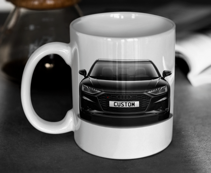 Personalised Audi S4 Saloon Black Edition Mug