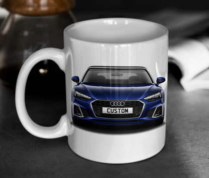 Personalised Audi A5 Cabriolet S Line Coffee Mug