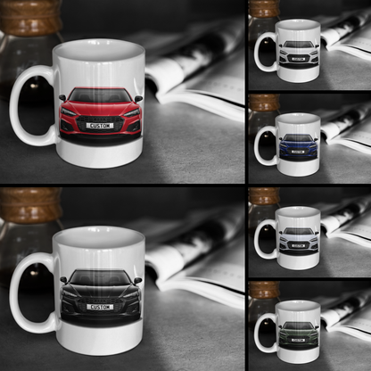 Personalised Audi A5 Coupe Black Edition Mug