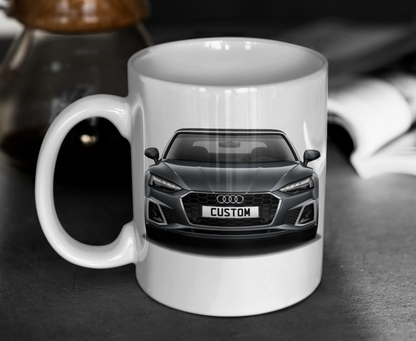 Personalised Audi A5 Cabriolet S Line Coffee Mug