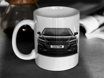 Personalised Audi A5 Coupe Black Edition Mug